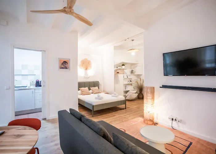 44poc1062 - Newly Decorated In Poble Sec Barcelona